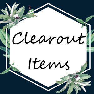 Clearout items listed below